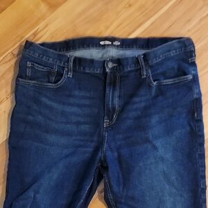 Old Navy Blue Loose Cut Jeans, 42x30, Like New